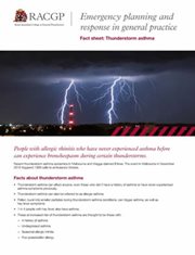 Thunderstorms Factsheet