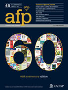 AFP Cover - Evolution of general practice