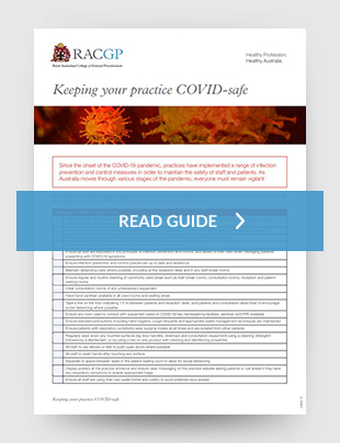 Keeping your practice COVID-safe