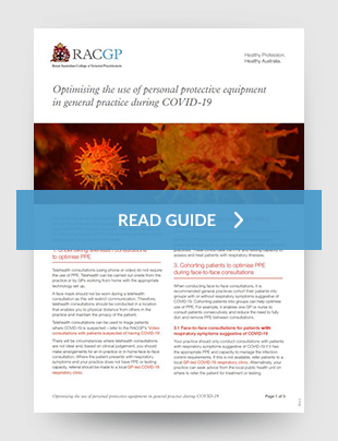COVID-19 infection control principles