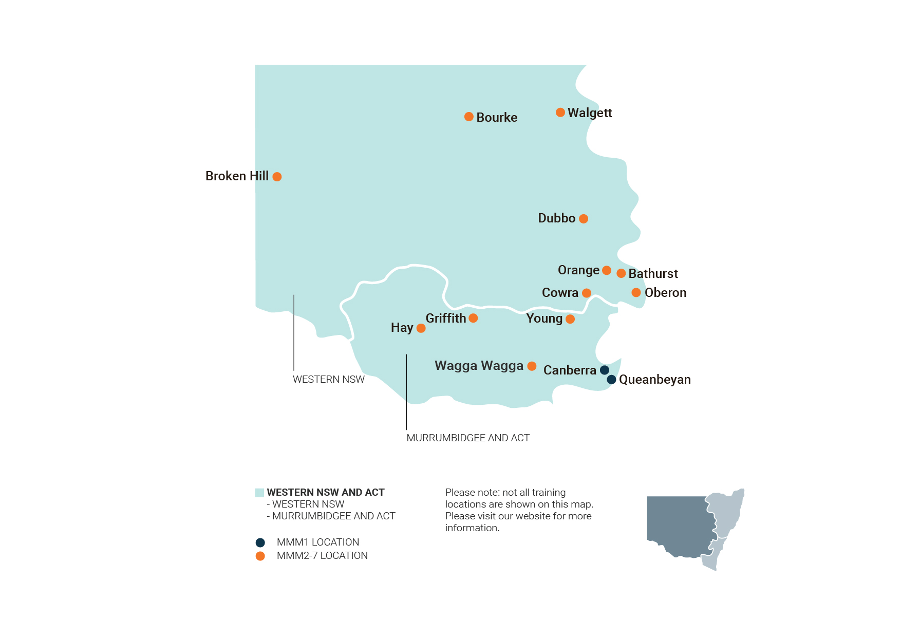 Western NSW and ACT training region