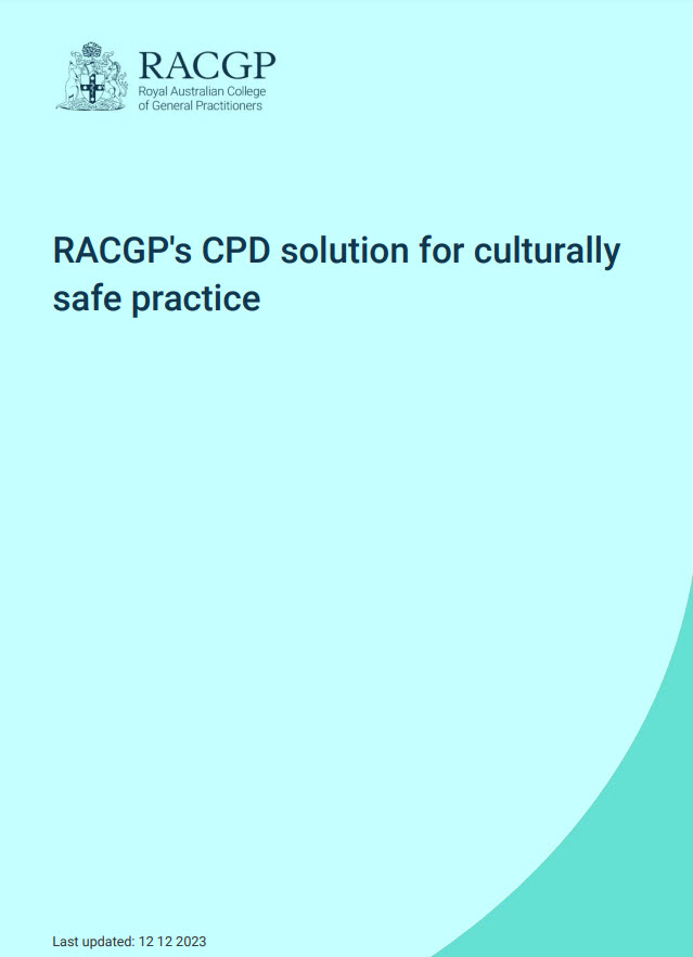 RACGP's CPD solution for culturally safe practice