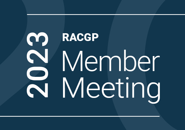 2023 RACGP Victoria Annual Member Meeting