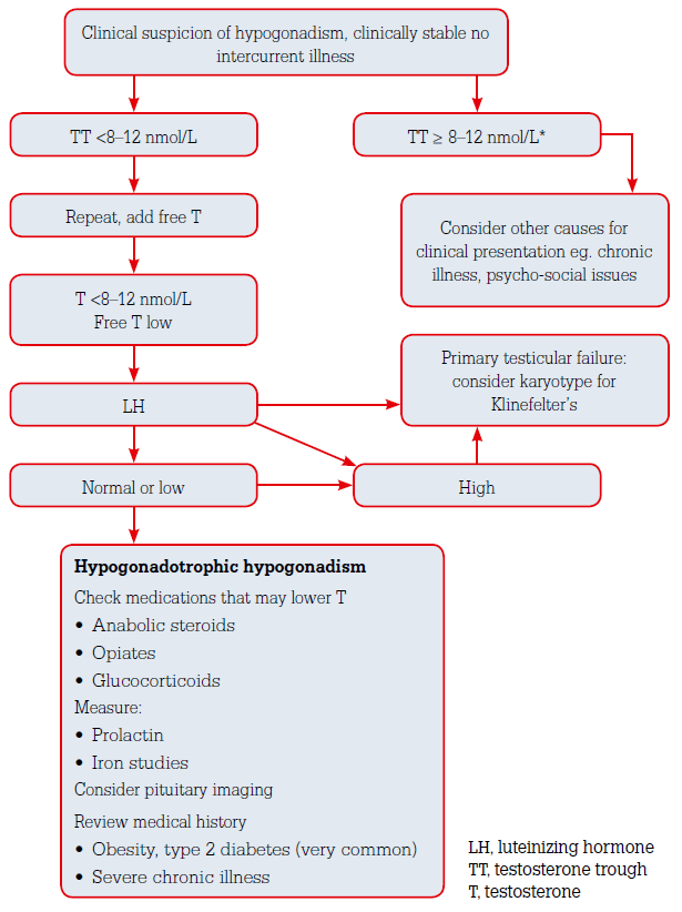 Figure 1. Work-up of androgen deficiency