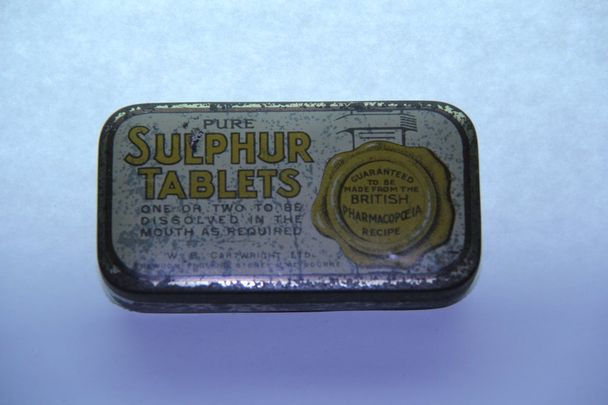 Sulphur tablets