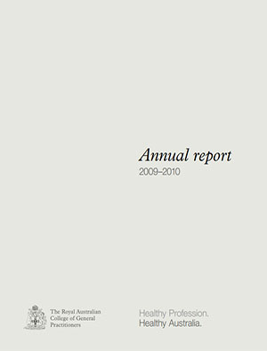 RACGP annual report 2009-10