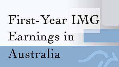 First-Year IMG Earnings in Australia