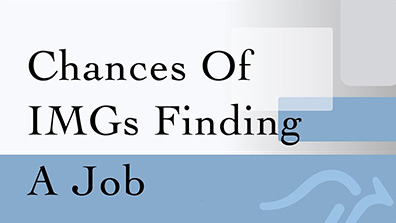 Chances of IMGs Finding a Job