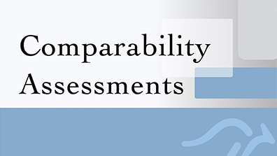 Comparability Assessments