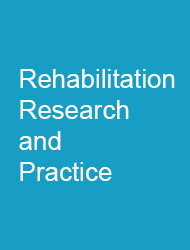 Rehabilitation Research and Practice