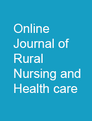 Online Journal of Rural Nursing and Health Care