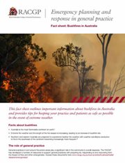 Bushfires factsheet